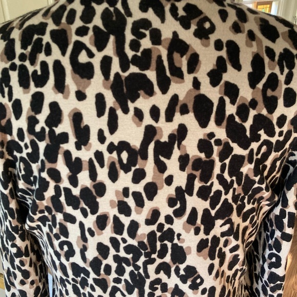 Halogen Animal Print Cardigan Medium - Picture 6 of 8